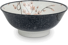 Bol à Ramen – motif de feuilles d’érable