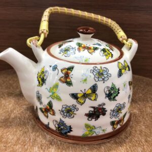 Théière – motif papillon