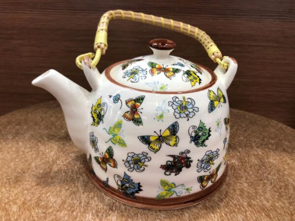 Théière - motif papillon