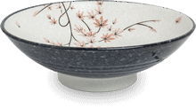 Plat japonais – motif fleurs de cerisier