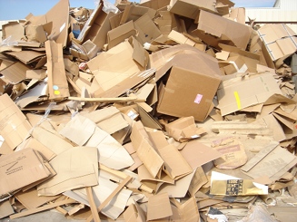 déchets cartons